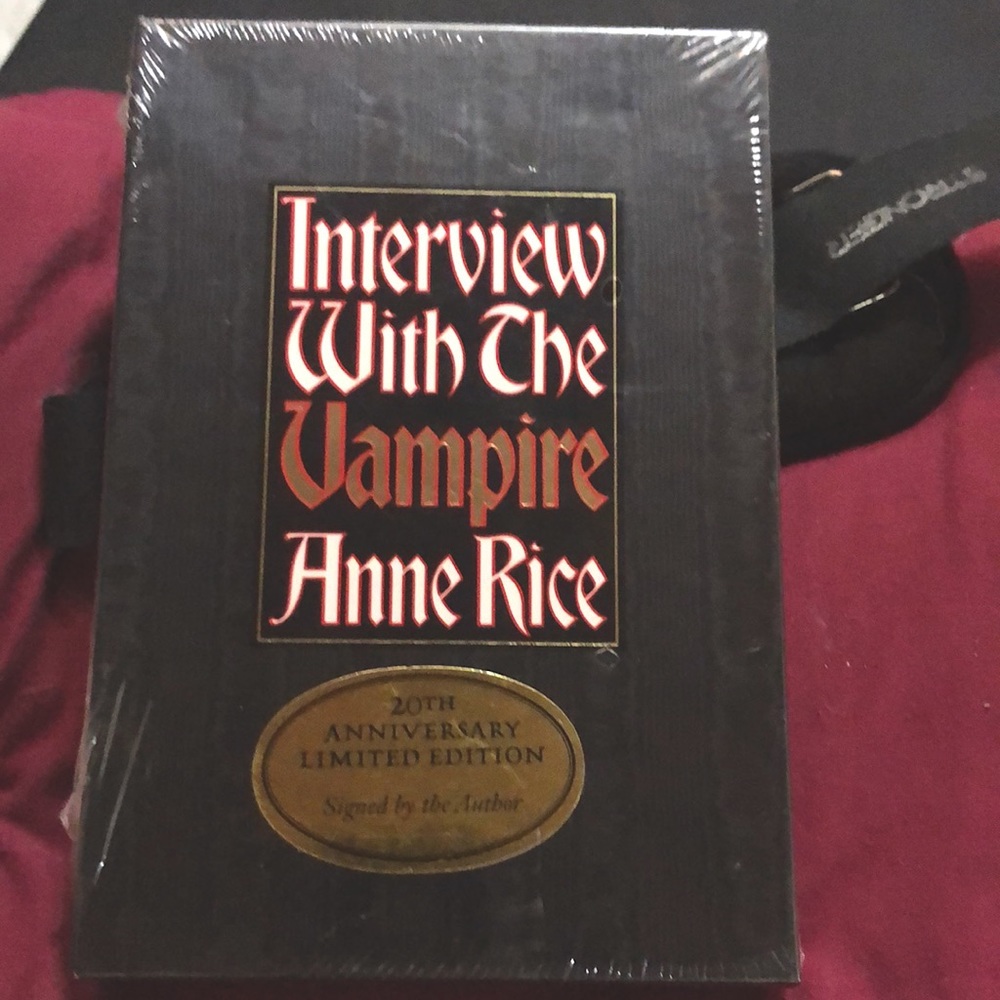 Interview with a Vampire Anne Rice 20th Anniversary LMT Edition Signed by Author